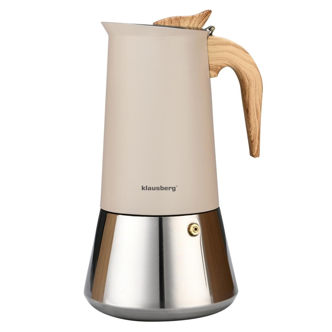 Kavna posoda za espresso 600 ml, jeklo, indukcija, Klausberg