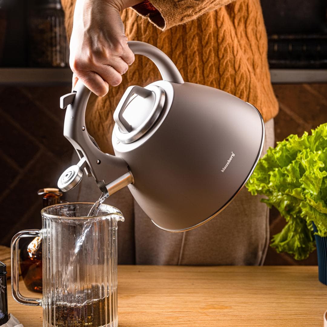 Kuhinjski lonec za vodo Klausberg, siv mat, 2,5l 2