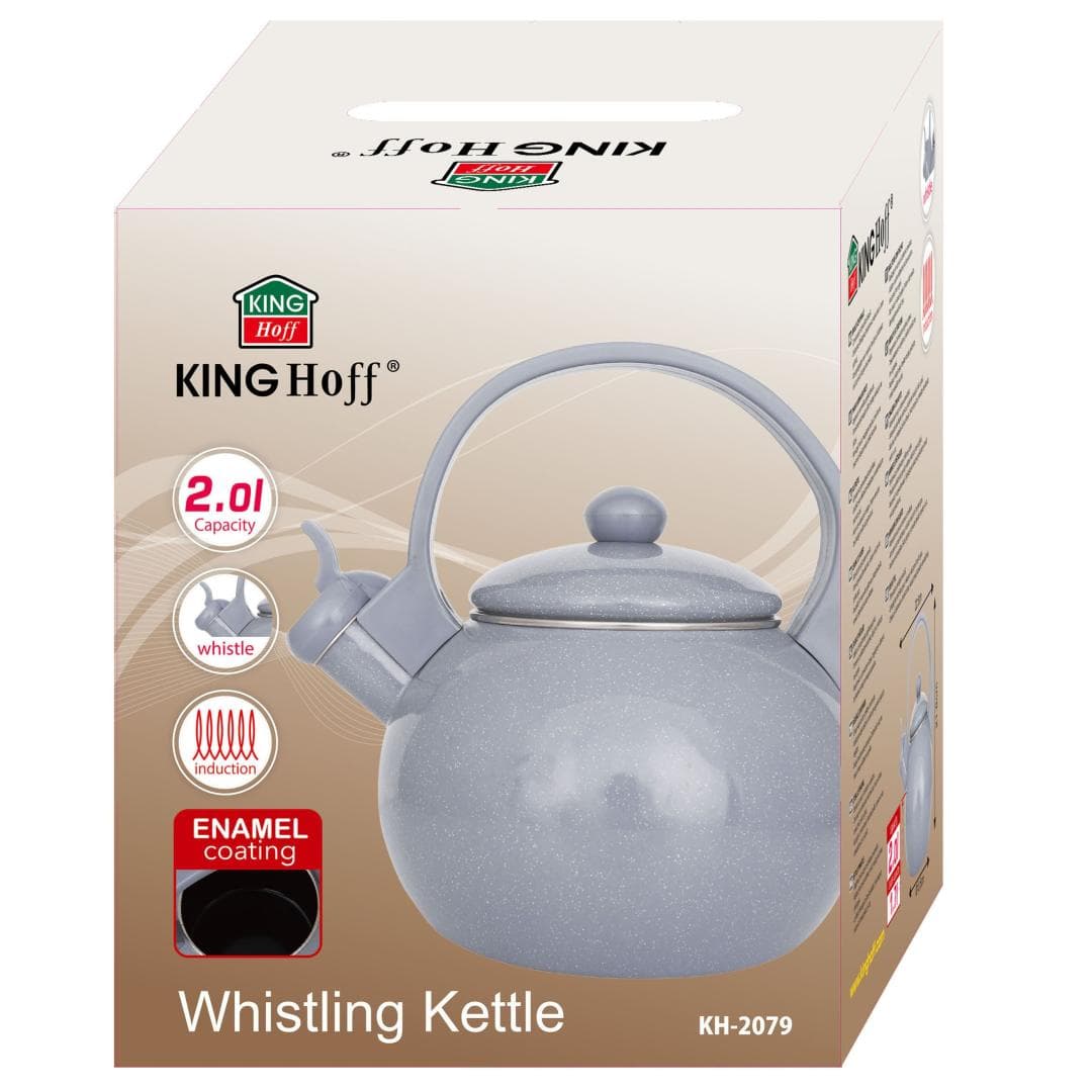 KingHoff KH-2079 Emajliran lonec za vodo, siv, 2.2L 7