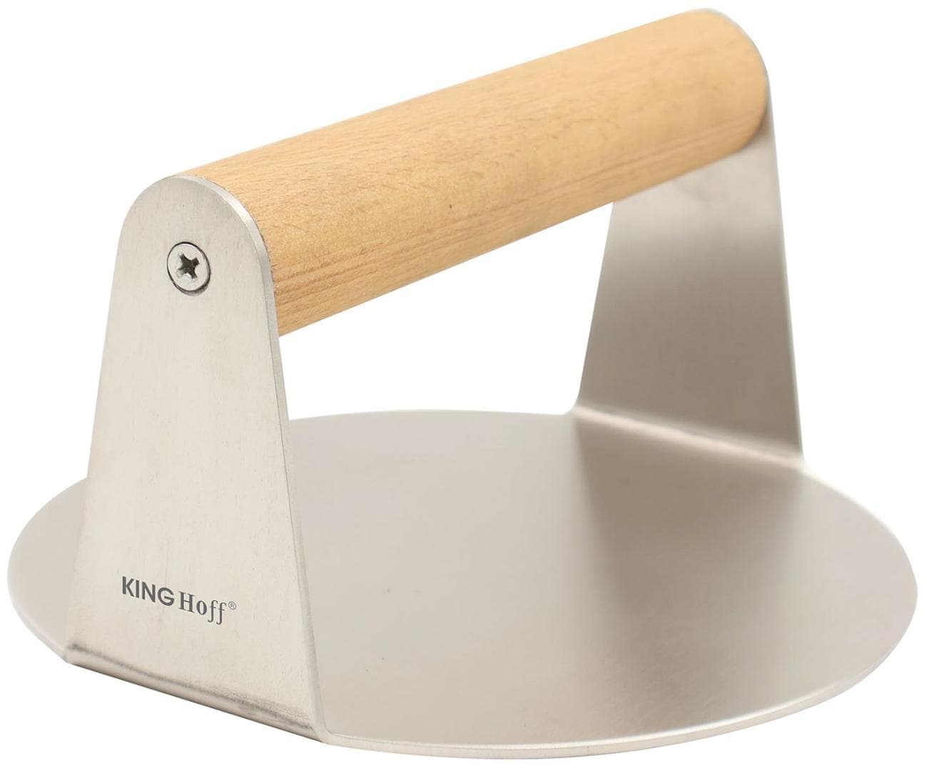 KING Hoff stiskalnik za pleskavice, nerjavno jeklo, Ø 14 cm 2