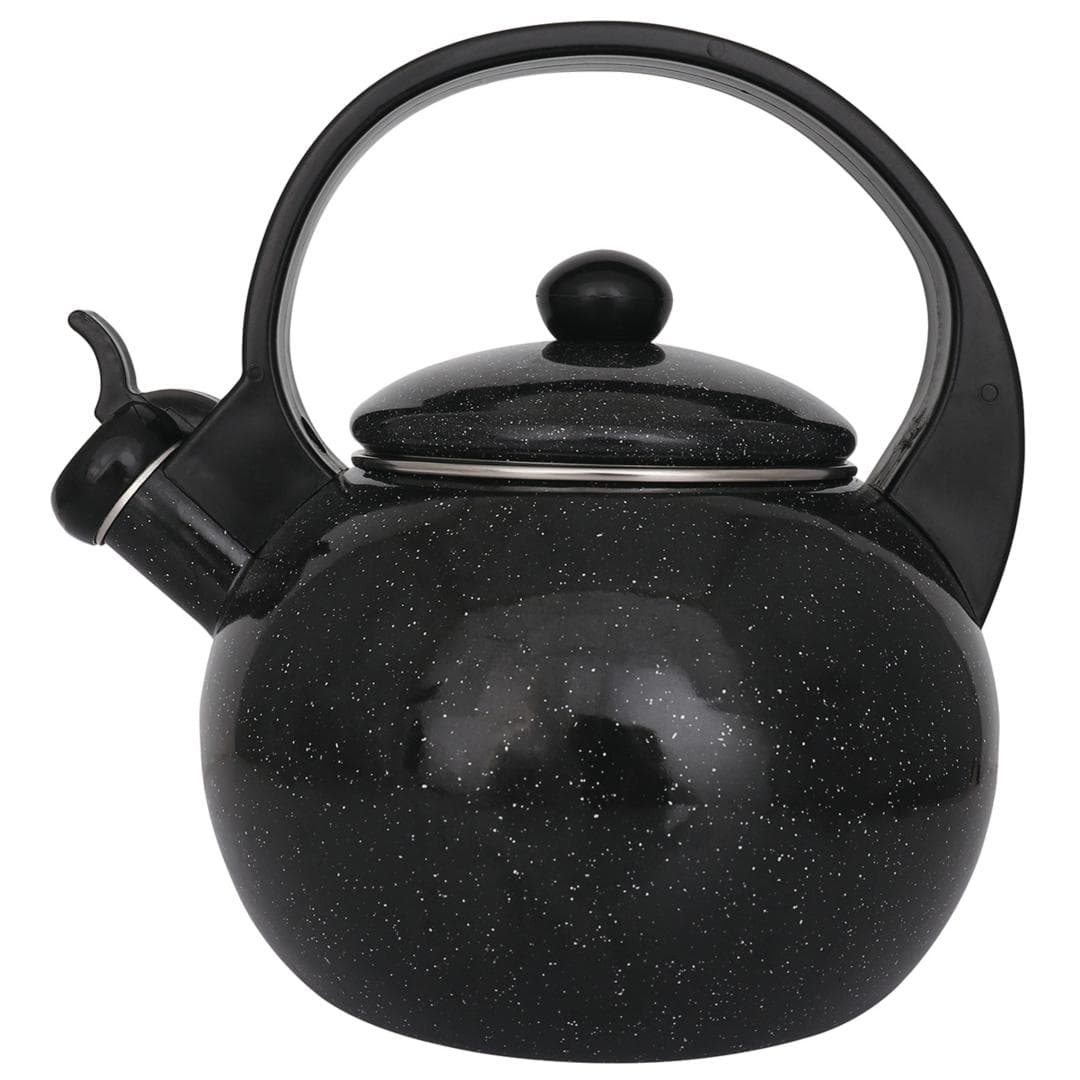 KingHoff KH-2039 Emajliran lonec za vodo, črn, 2.2L