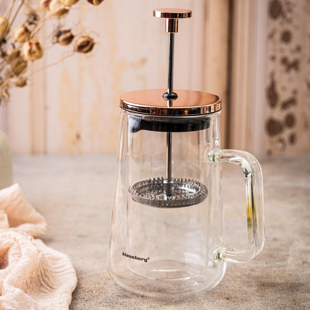 Klausberg French press, steklo/baker, 0,60 L 7