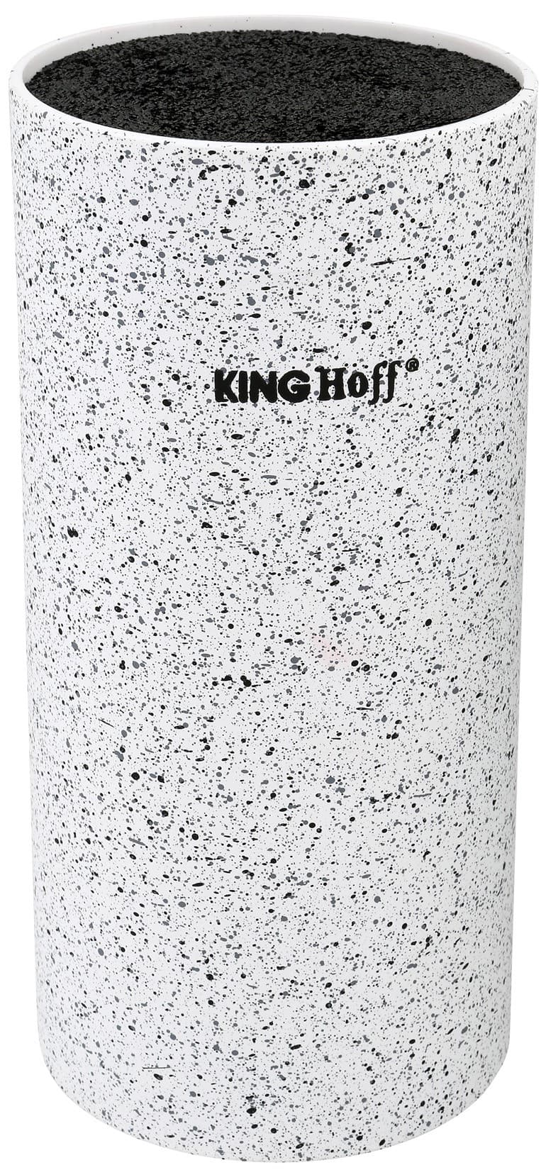Kinghoff blok za nože 11x22 cm, bel marmor
