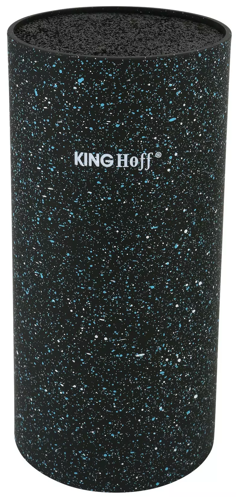 Kinghoff blok za nože 11x22 cm, črn marmor