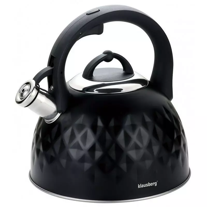 Klausberg klasični kuhinjski lonec, 3 l, črn