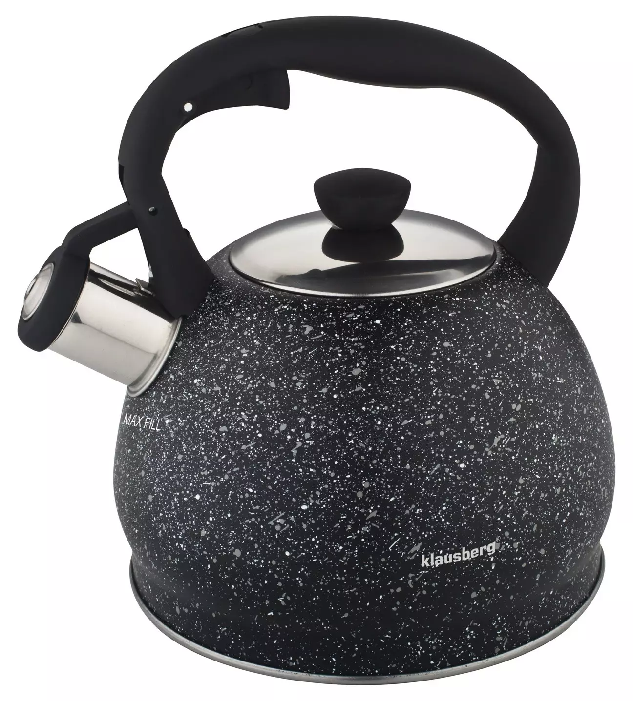 Tradicijski čajnik KLAUSBERG 2L, črn marmor