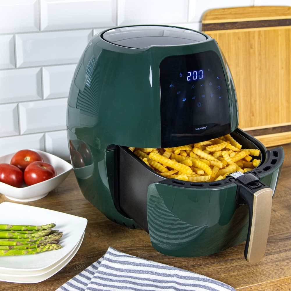 Klausberg zračna friteza 7,7L, zeleno-zlat 2