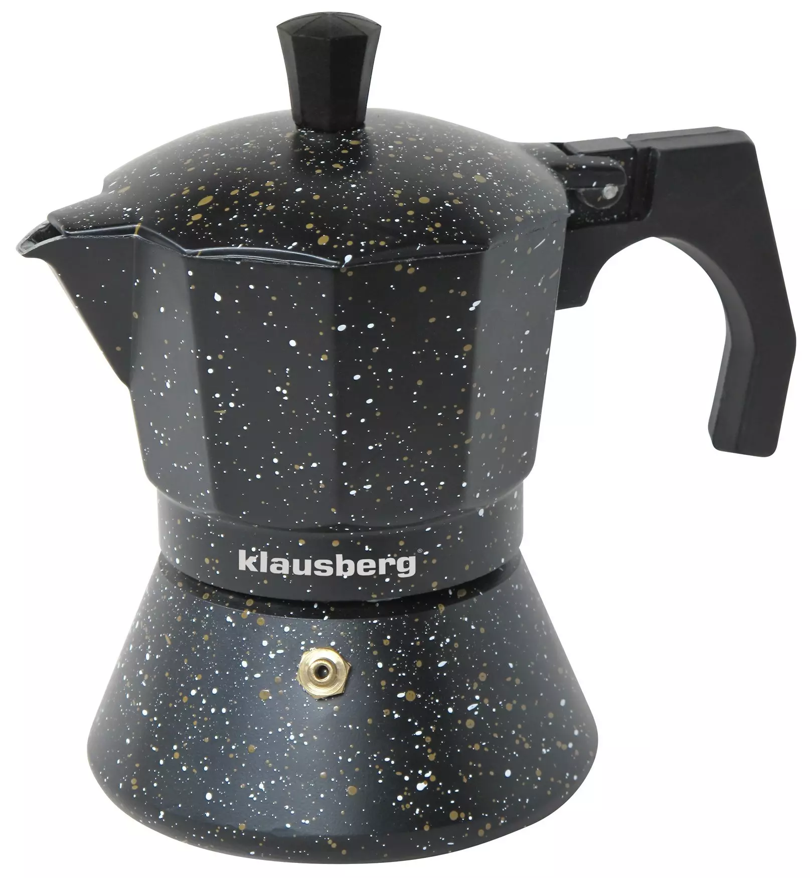 KAVARKA KLAUSBERG, espresso, črn marmor, 6 skodelic