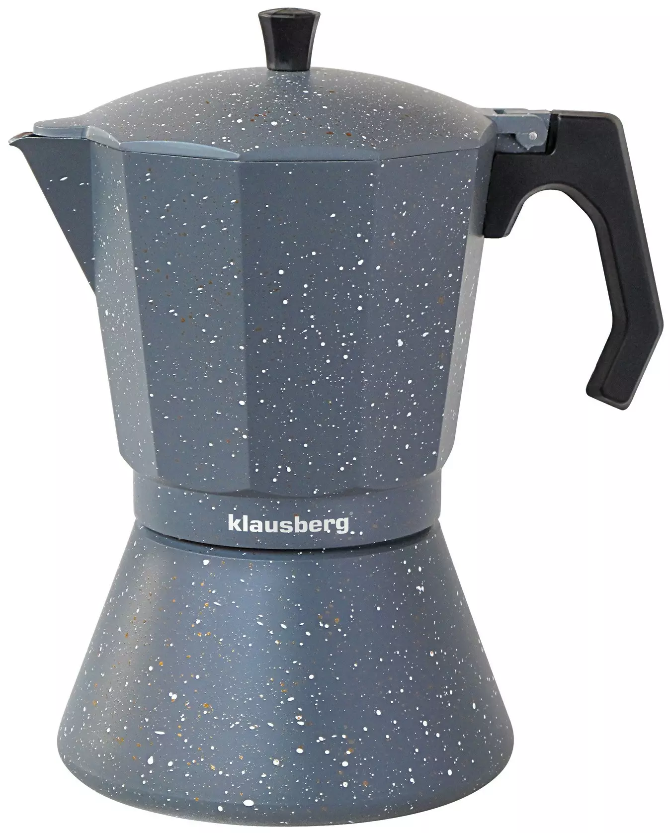 Kavna posoda za espresso Klausberg siv marmor, 12 skodelic