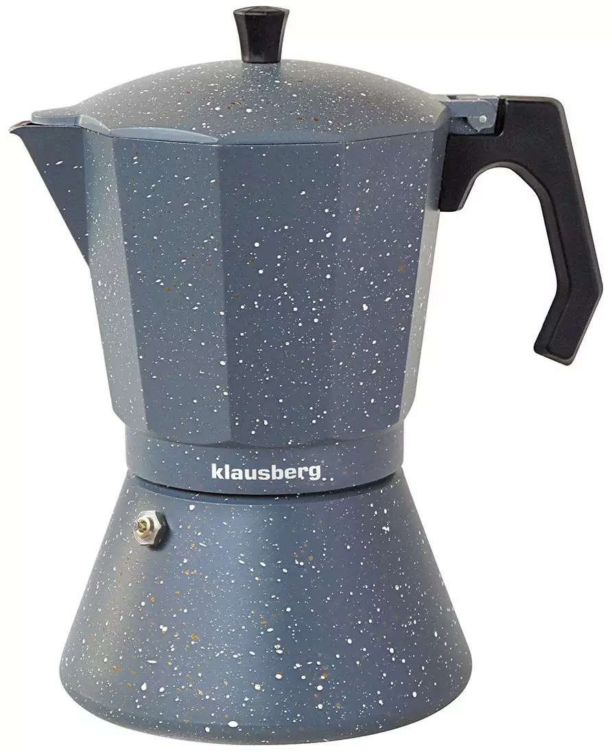 Klausberg kavni avtomat za espresso, 6 skodelic, sivi marmor