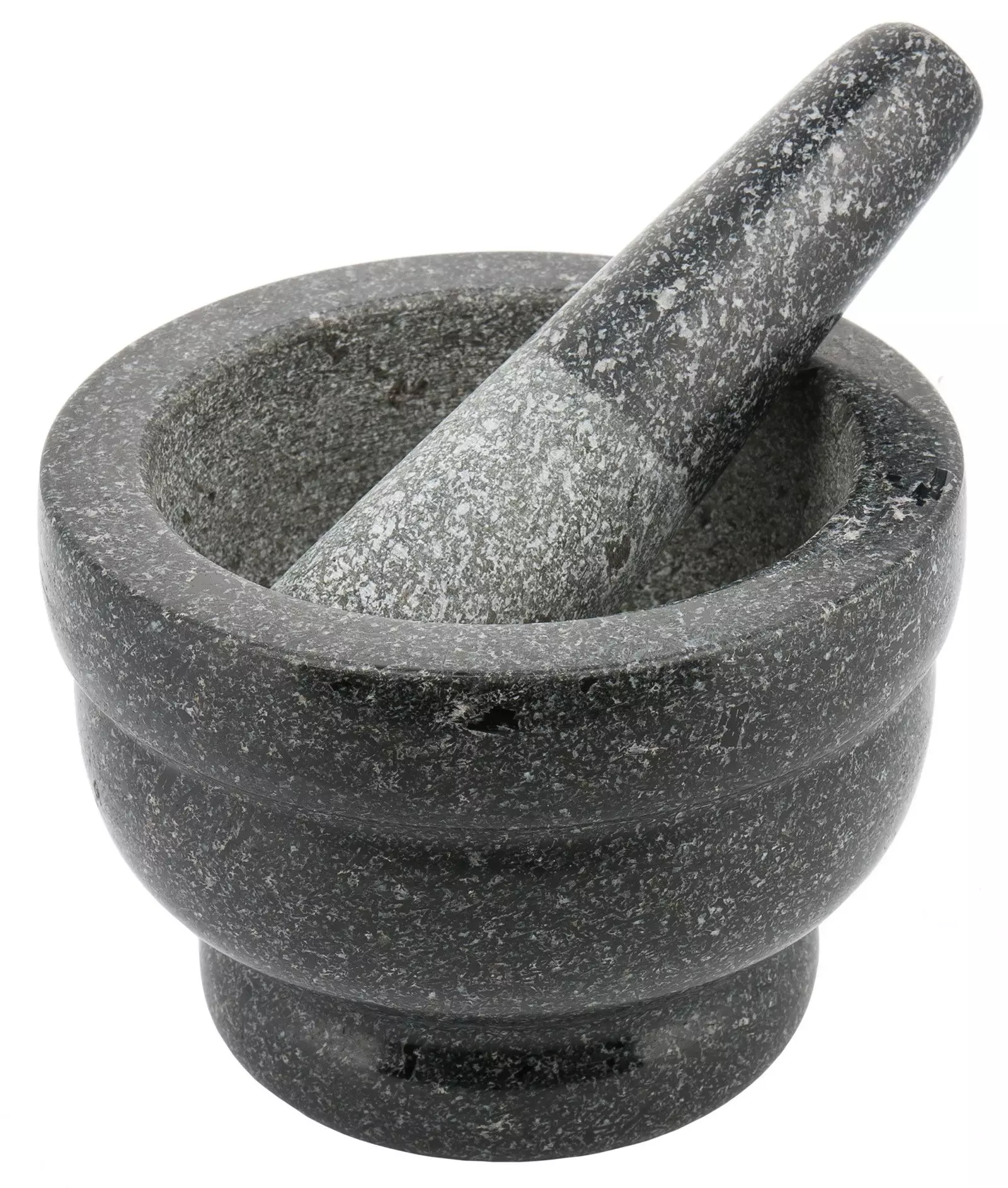 Kinghoff možnar z tolkalom, kamen, komplet 2 kosa, ø14x10cm