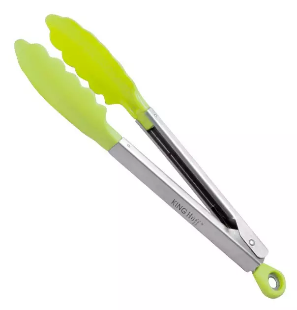 Kuhinjske klešče KING Hoff, jeklo-najlon, 23 cm