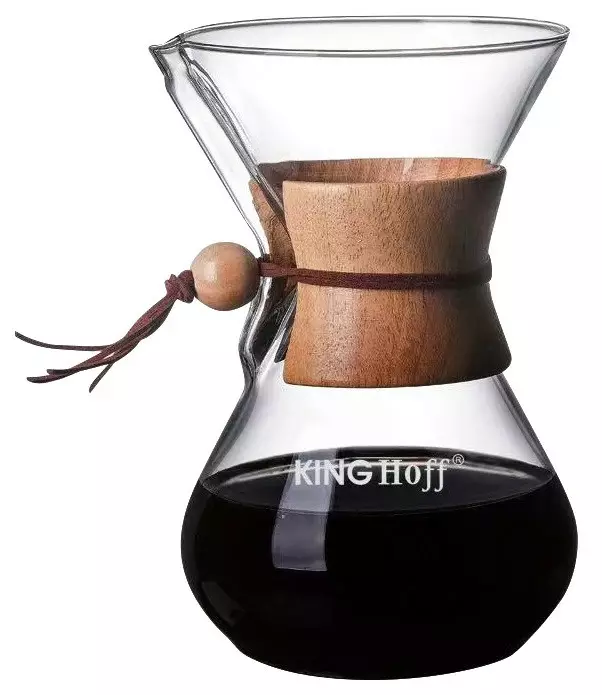 Stekleni kavni bokal KING Hoff 400ml