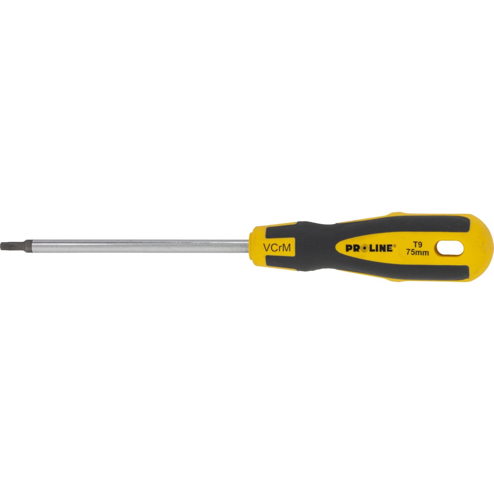 Proline profesionalni T-izvijač Torx T9 x 75mm 'Soft Touch'