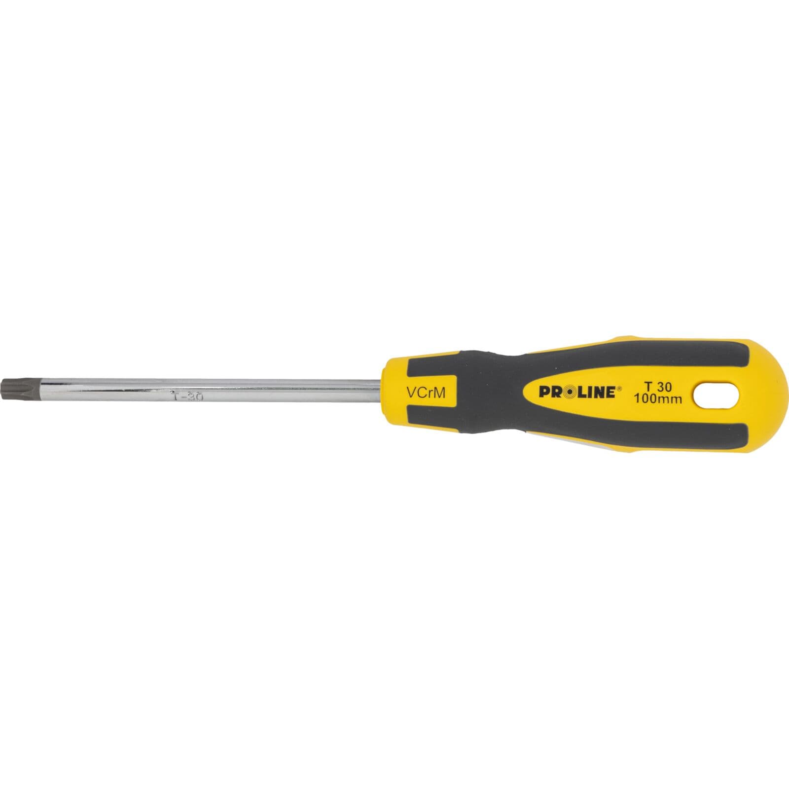 Proline profesionalni T-izvijač Torx T30 z luknjo x 100mm 'Soft Touch'