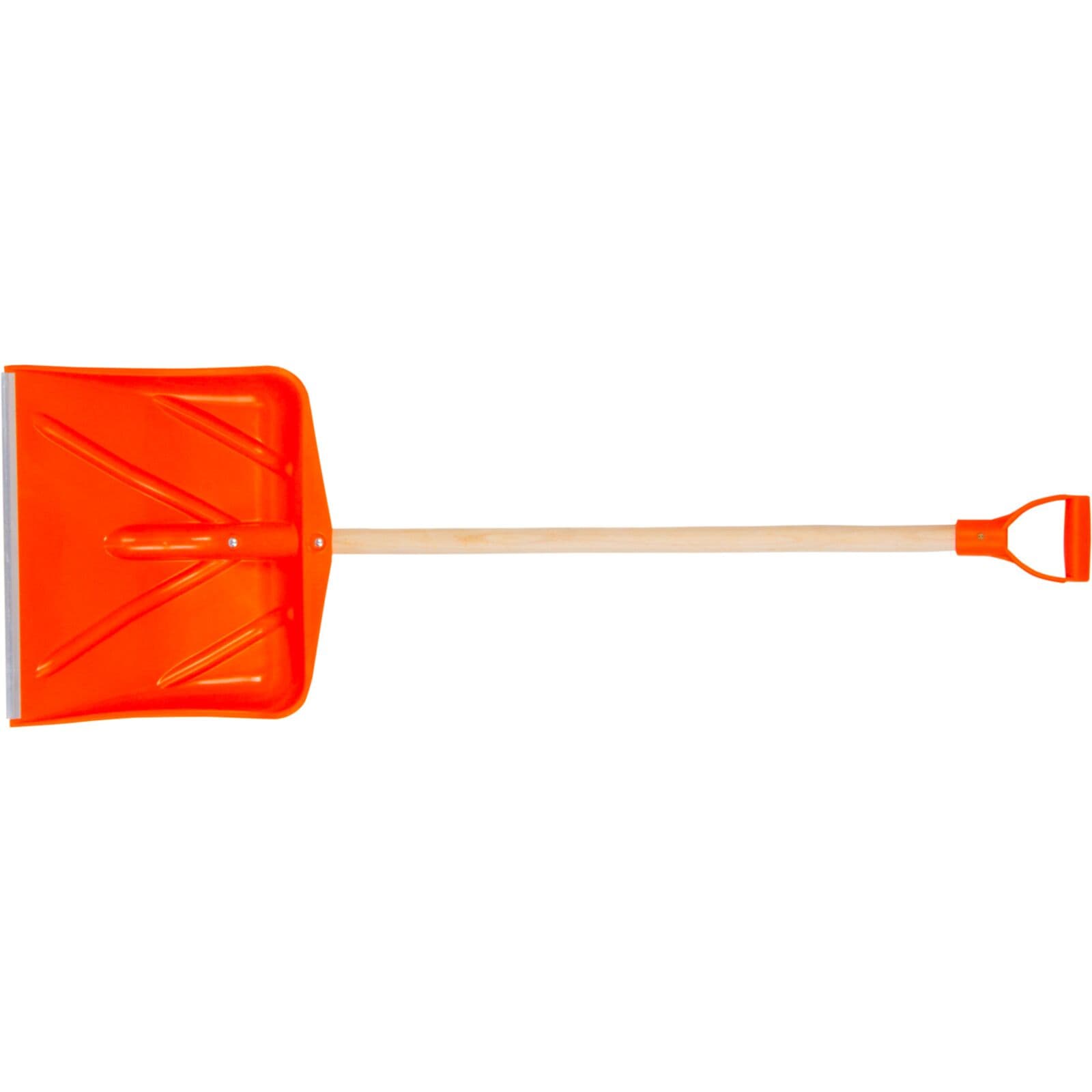 Snežna lopata, 445 mm, širina 410 mm, plastična, ALU rob