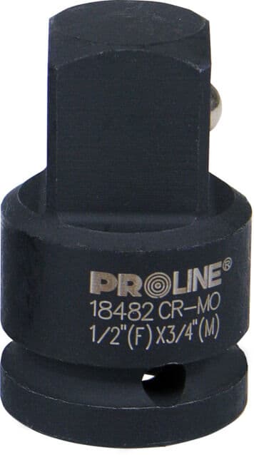 Udarni adapter Proline Cr-Mo, 1/2" vtičnica - 3/4" trn