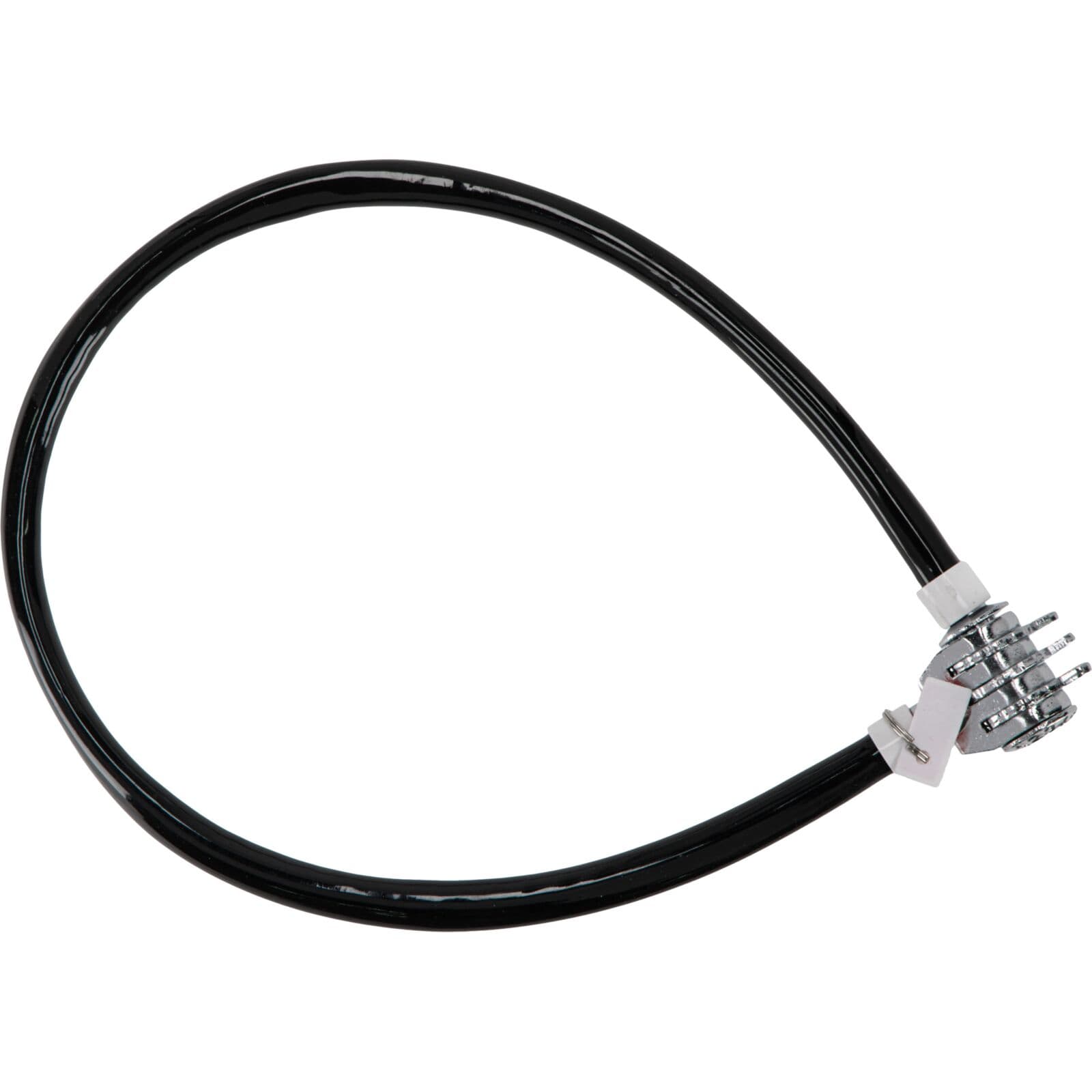 Mega jeklena vrv s PVC, 550 mm, kodna ključavnica (3 številke)