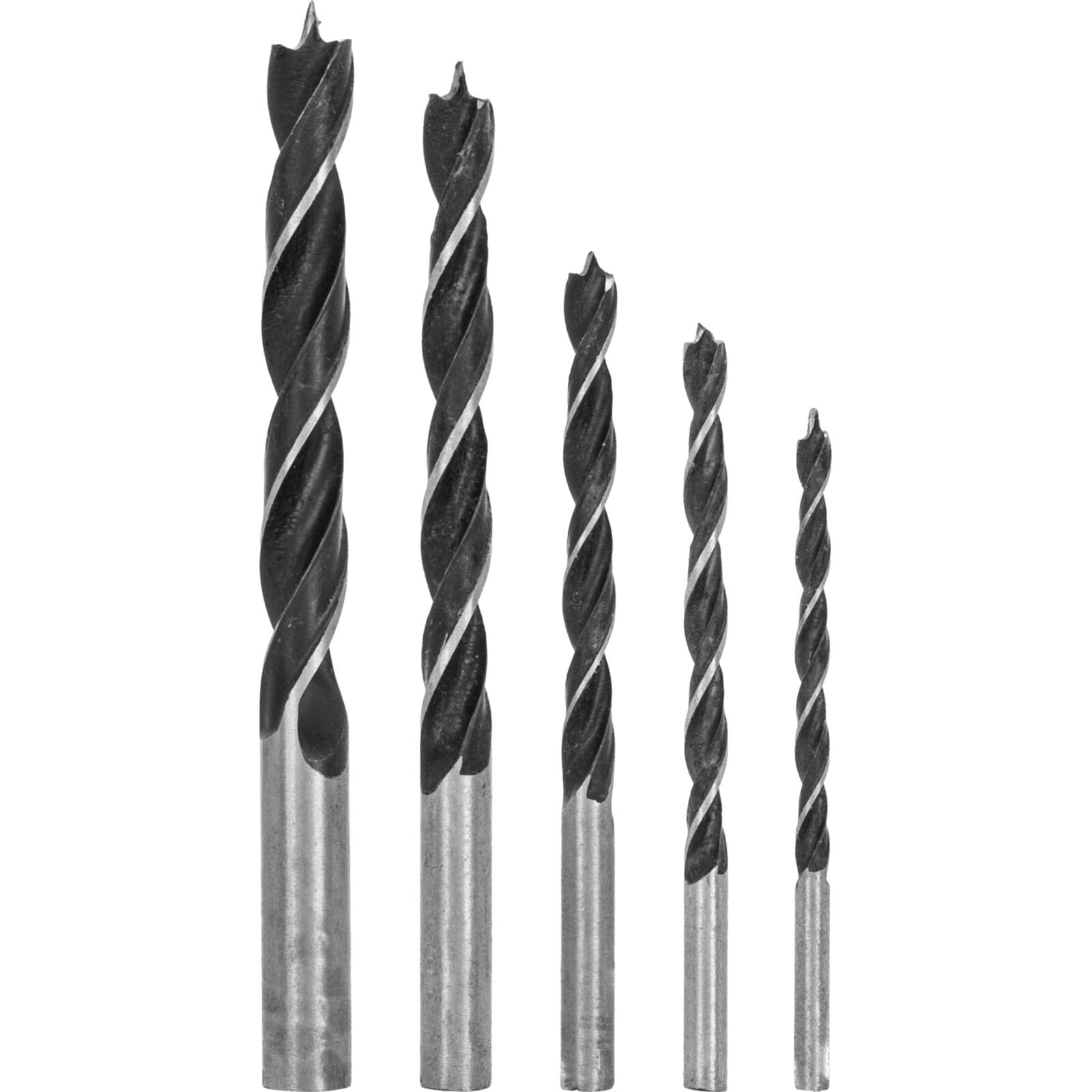 Mega set 5 svedrov za les (4-10 mm) v etuiju
