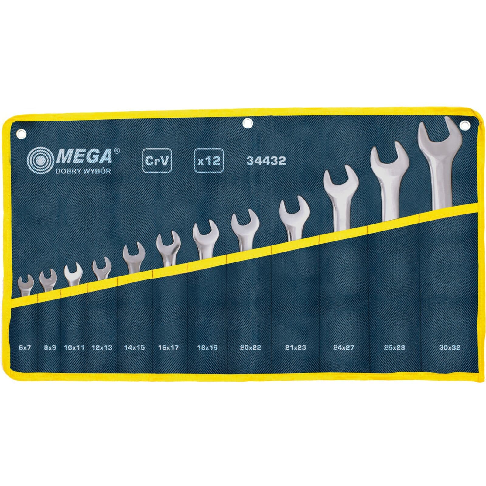 Mega Ploščati Ključi, Set 12 kosov, 6-32mm