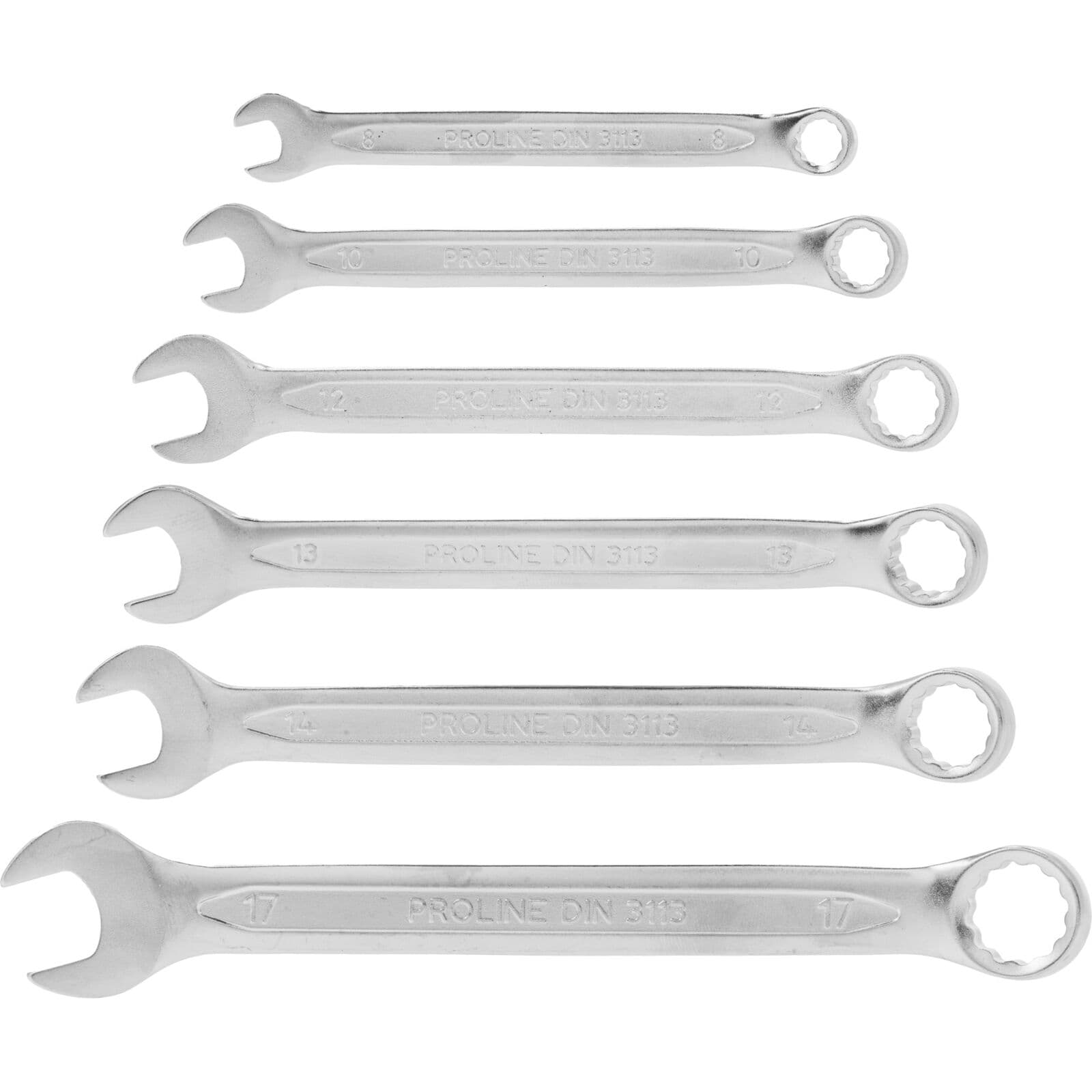 Kombinirani ključi Proline, set 6 kosov (8-17 mm)