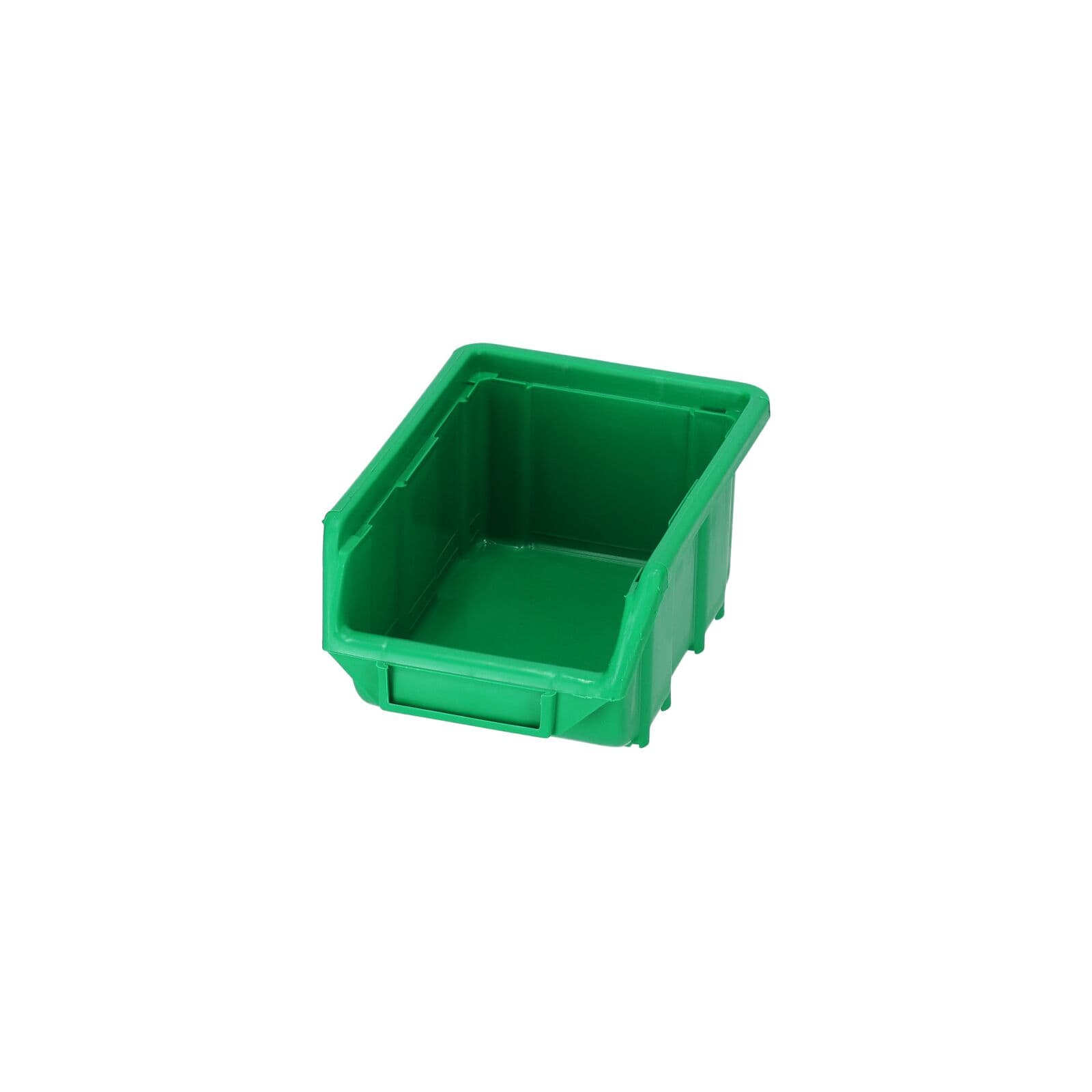 Velika zelena plastična škatla s predalom 220x355x167mm