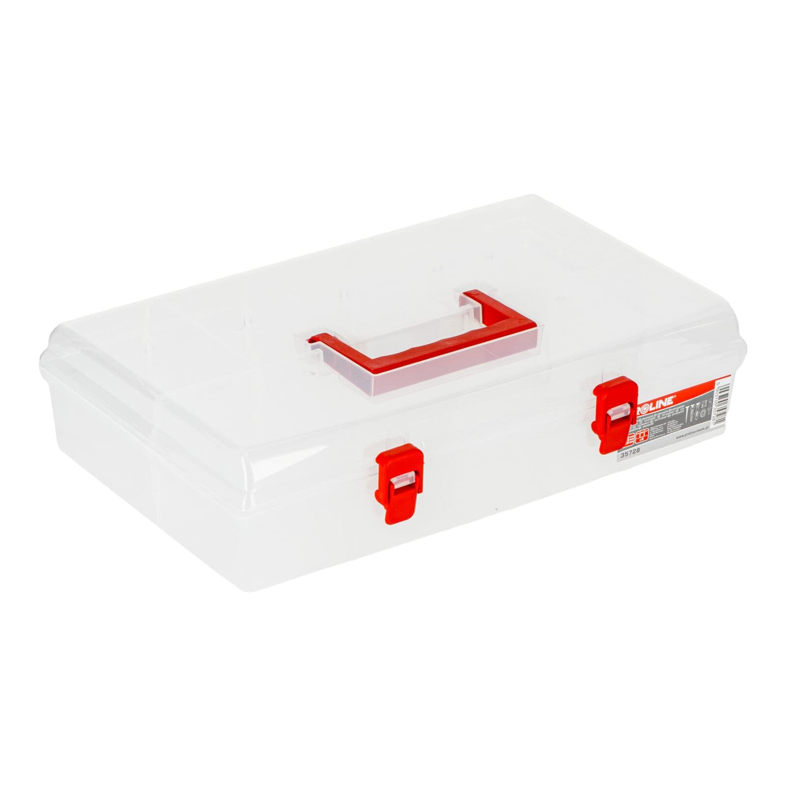 Organizator z ročajem, 6 predelkov, 359x238x85mm, Proline
