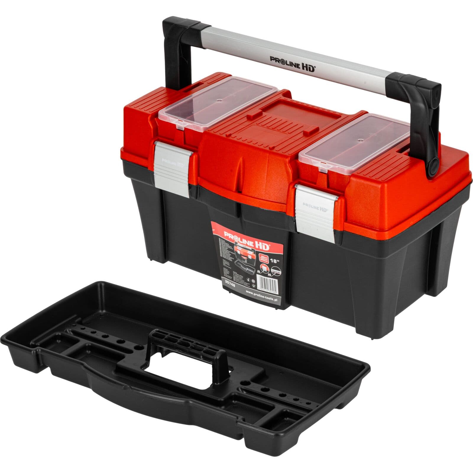 Škatla za orodje Proline HD 18" z ALU ročajem