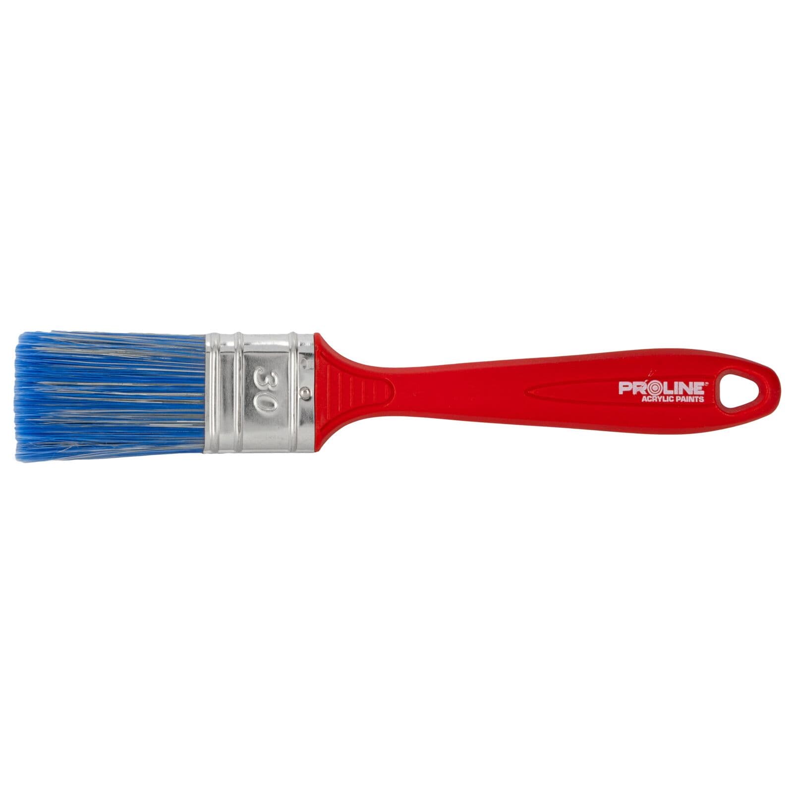 Proline Pędzel płaski standard 30mm, plastičen ročaj, akril