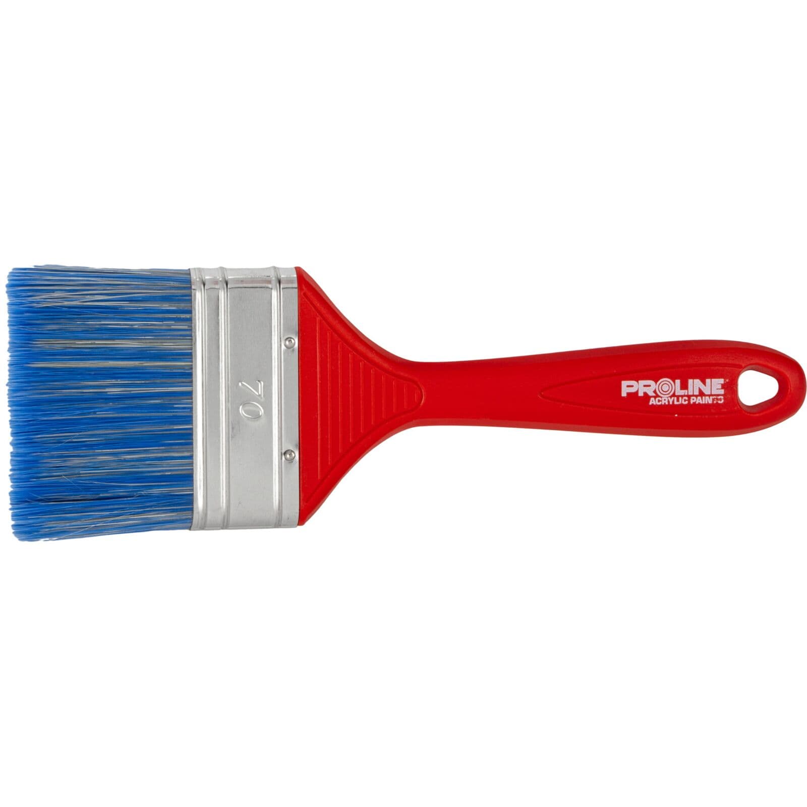 Proline Pędzel płaski standard 70mm, plastičen ročaj, akril