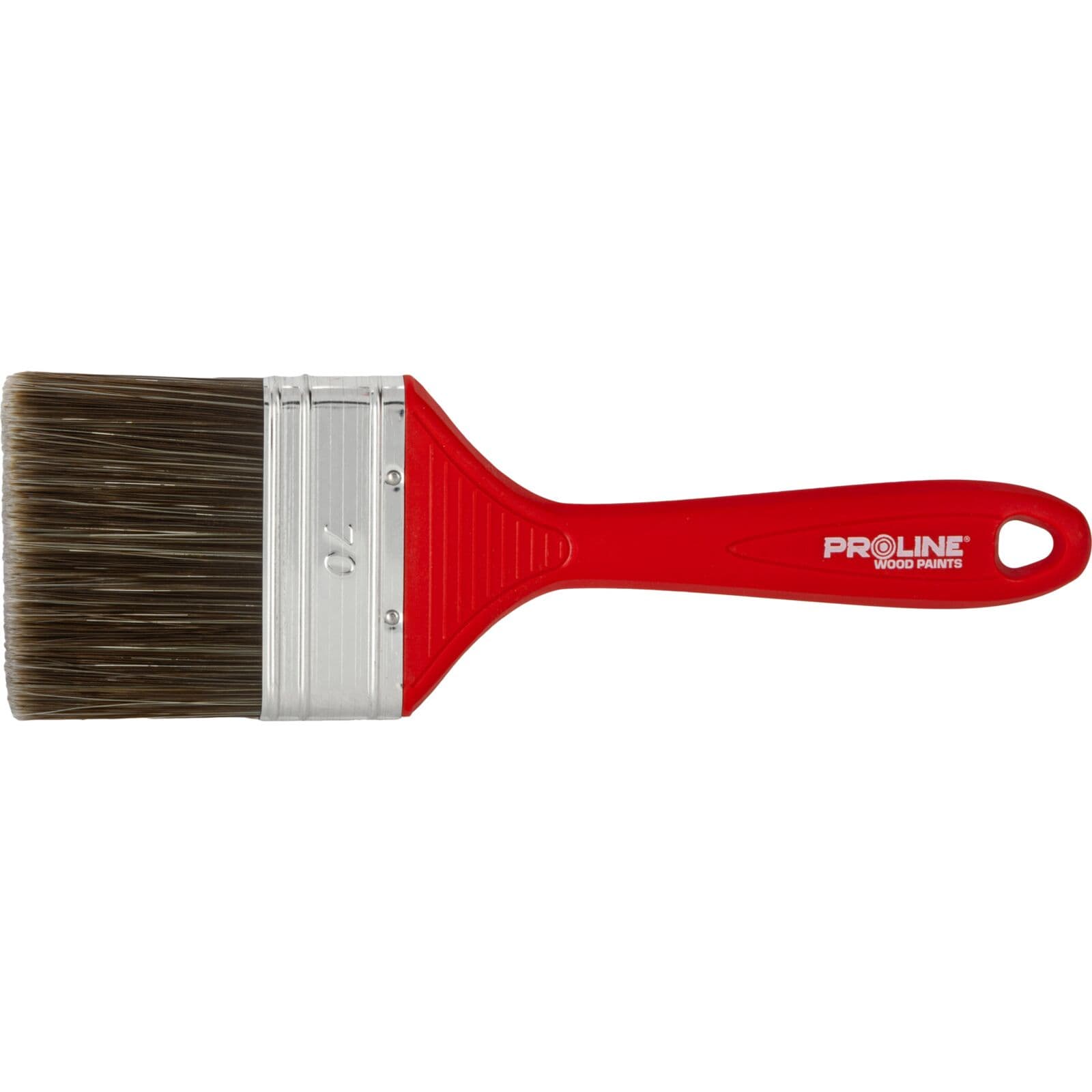 Proline Pędzel płaski standard 70mm, plastičen ročaj, za les