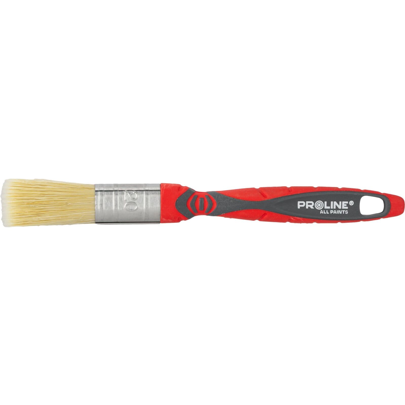 Proline Płaski čopič premium 20 mm, ročaj 2K-TPR, nerjavno jeklo, univerzalni