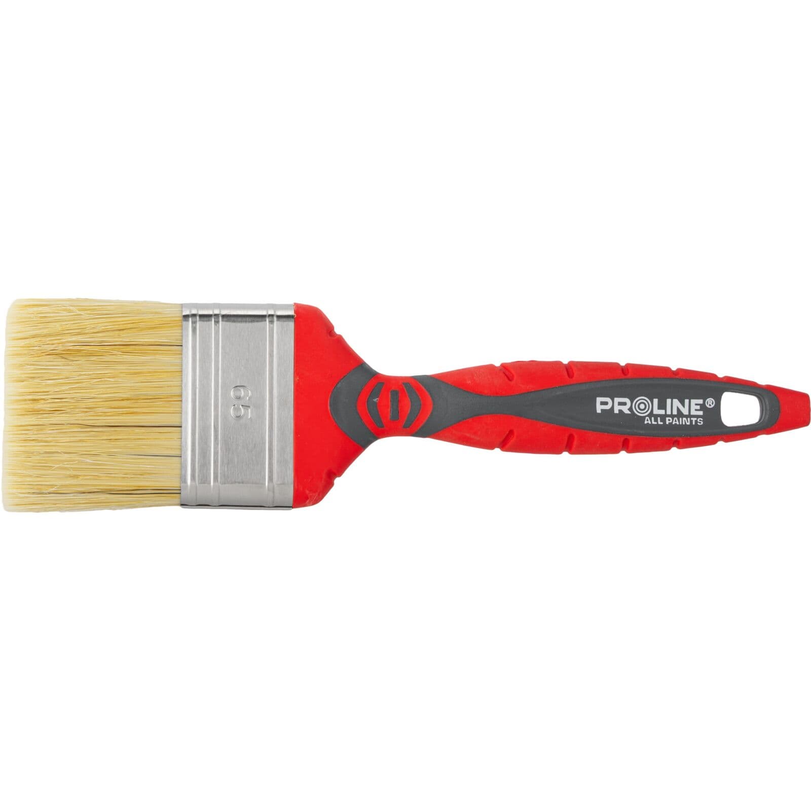 Proline Płaski čopič premium 65 mm, ročaj 2K-TPR, nerjavno jeklo, univerzalni