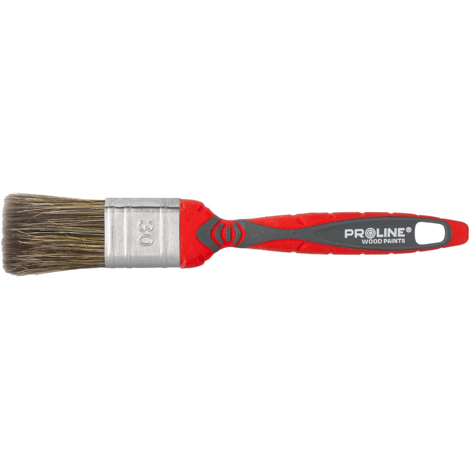 Proline Płaski čopič premium 30 mm, ročaj 2K-TPR, nerjavno jeklo, za les