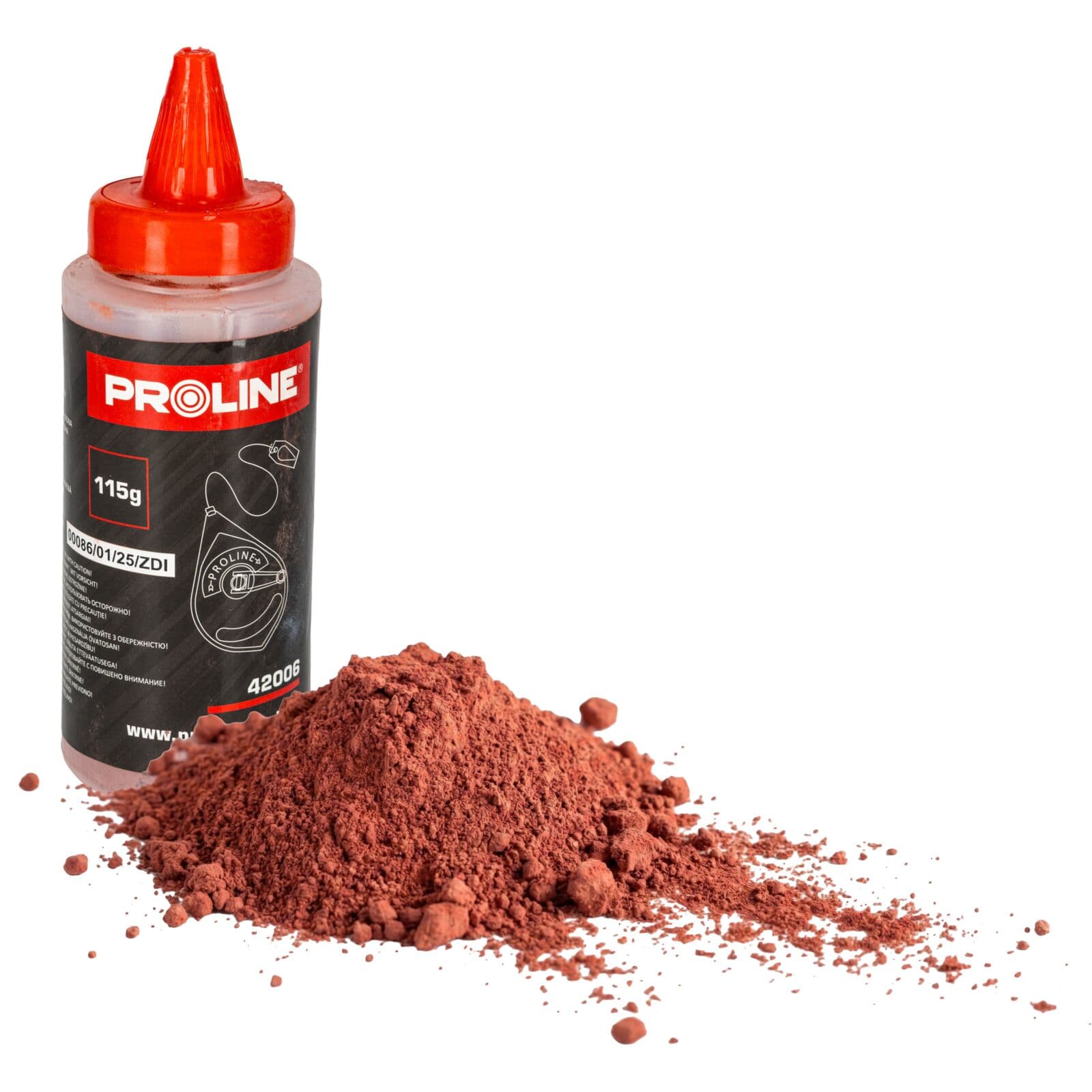 Proline Kreda traserska rdeča 115g, plastični dozirnik