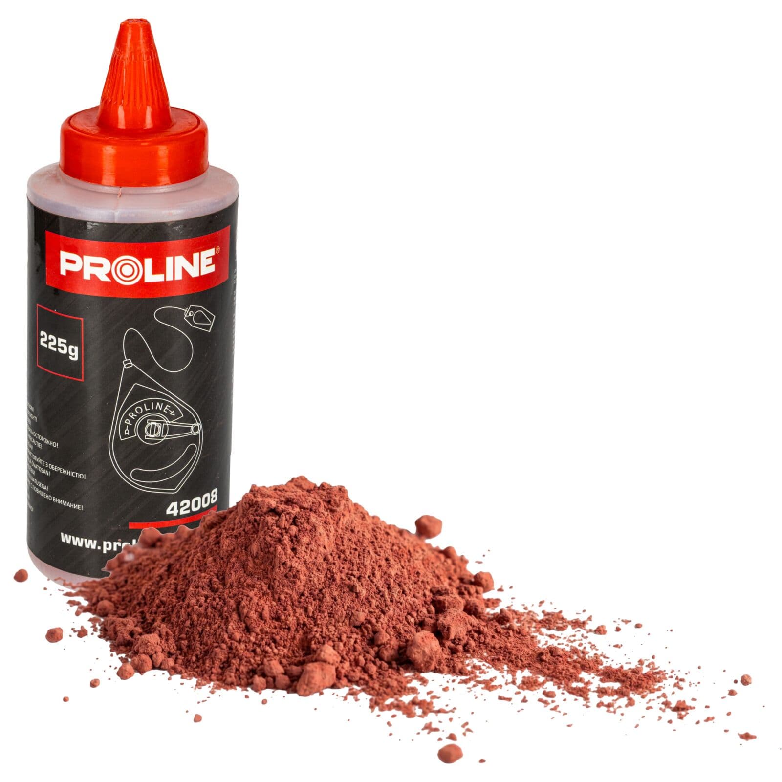 Proline Kreda traserska rdeča 225g, plastični dozirnik