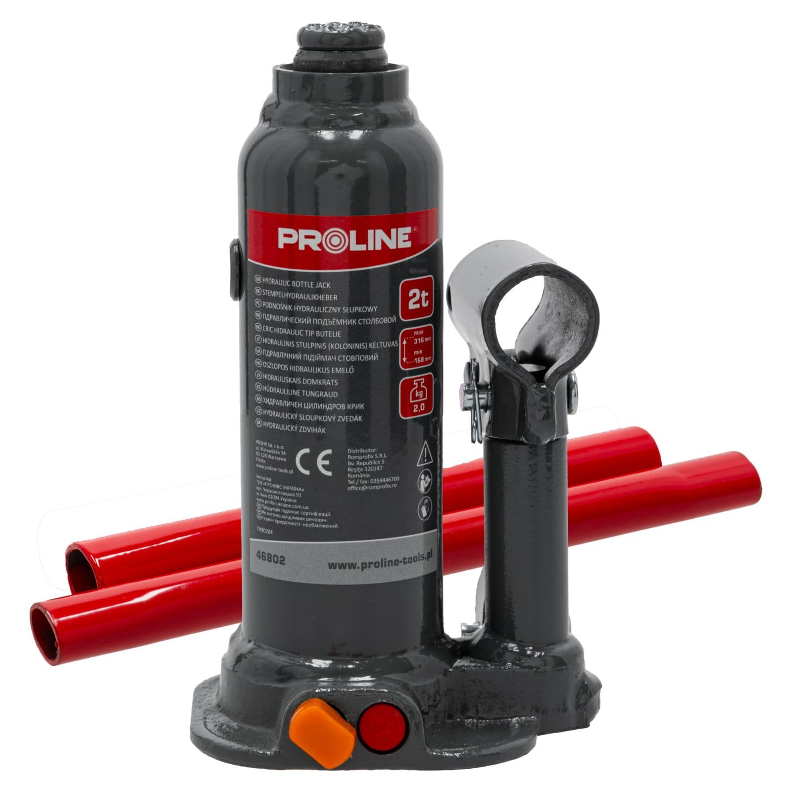 Hidravlični dvigalko Proline 2T, 168-316mm, CE oznaka