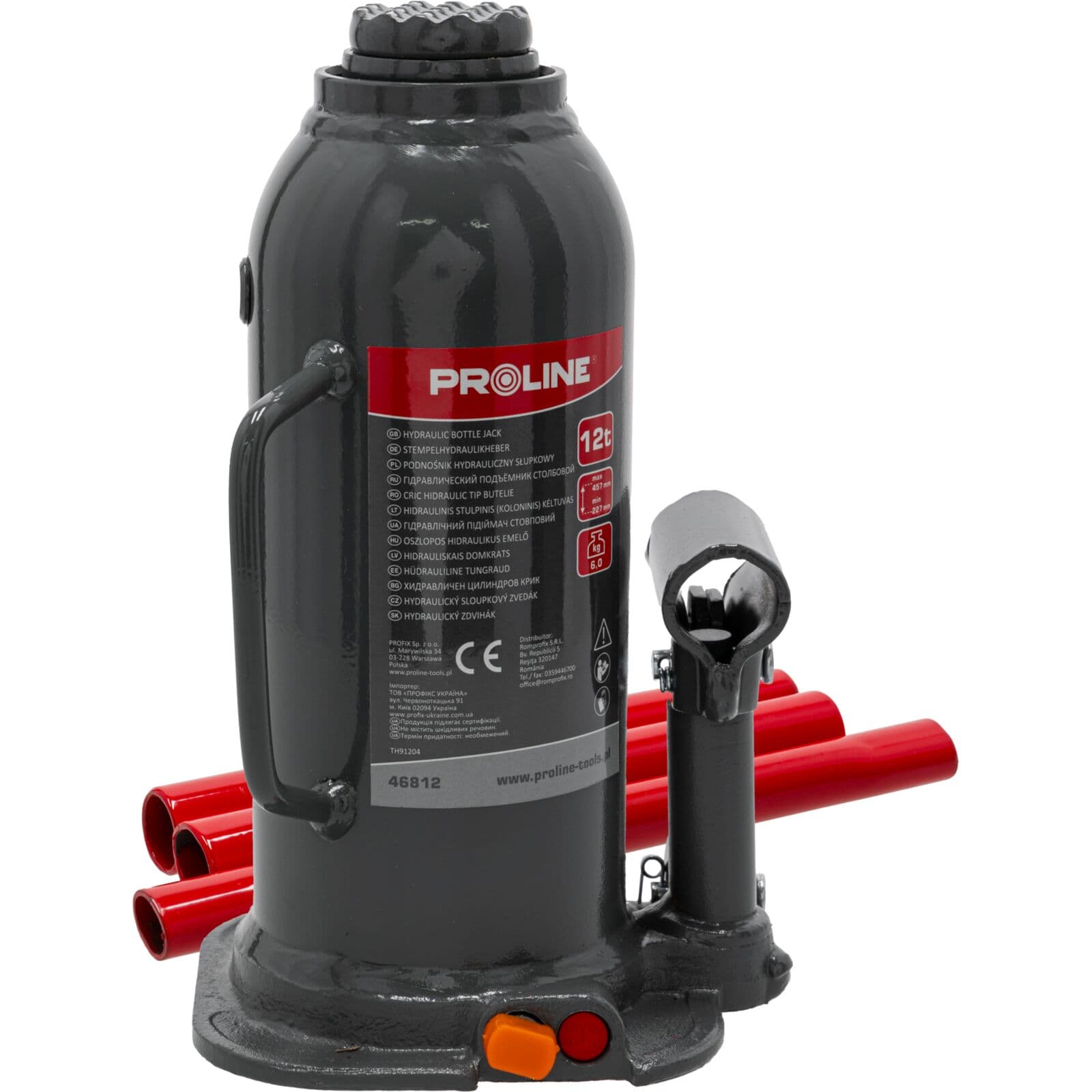 Hidravlični dvigalko Proline 12T, 227-457mm, CE oznaka