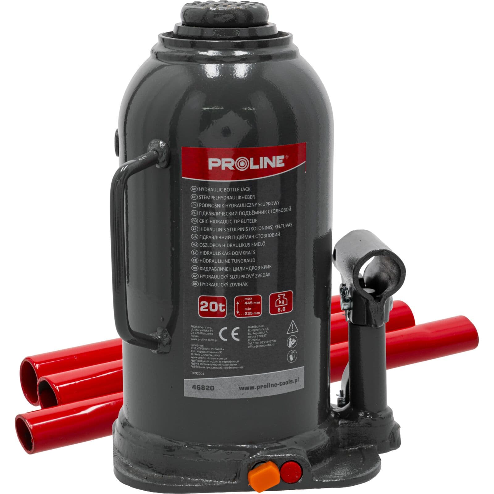 Hidravlični dvigalko Proline 20T, 235-445mm, CE oznaka