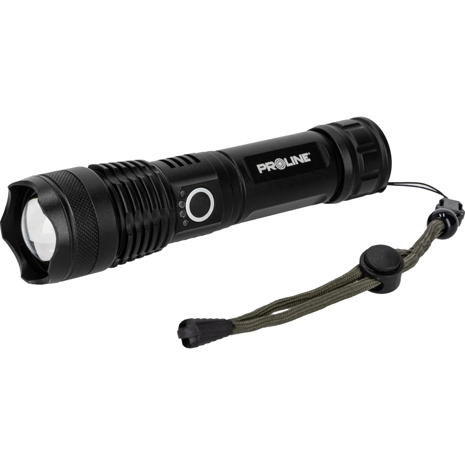 Alu. svetilka Proline USB-C, 600 lm, zoom, 5 načinov
