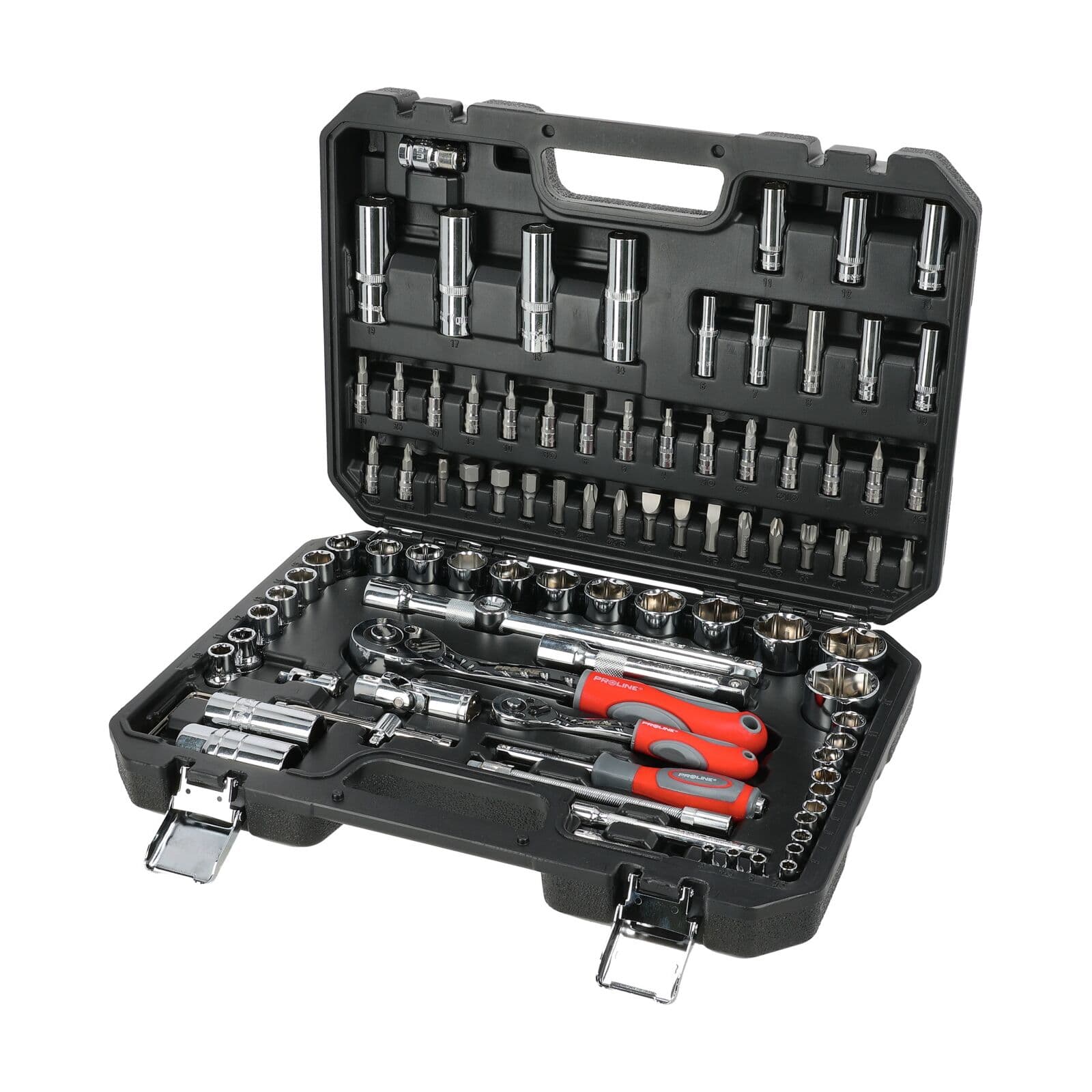 Set nasadnih ključev Proline 58194, 94 kos., 1/2", 1/4"
