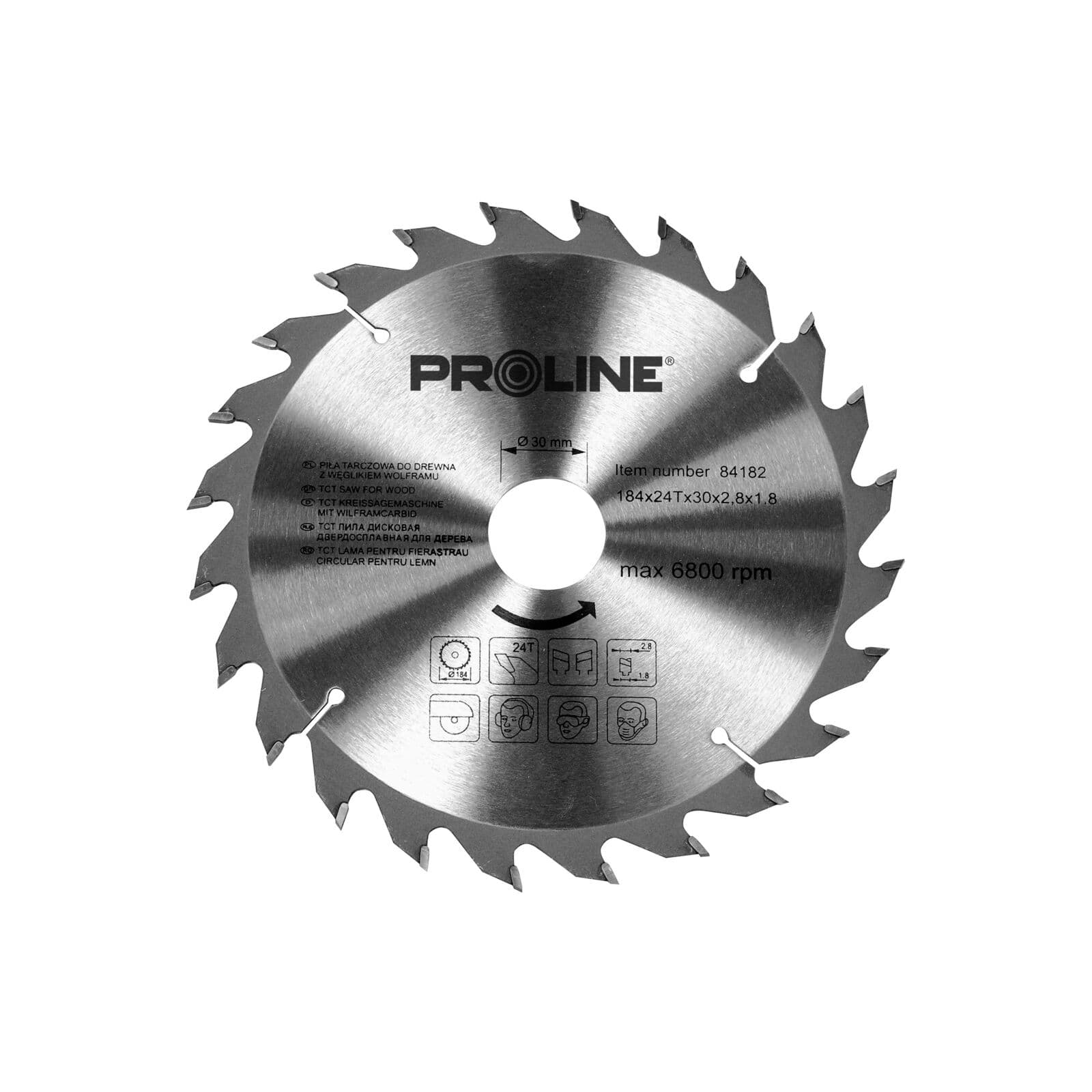 Proline Krožna žaga za les 130x30Zx20/16mm