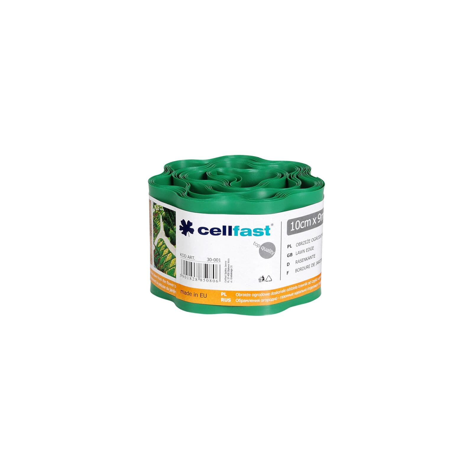 CELLFAST Vrtno obrobo zelena, 20cm x 9m
