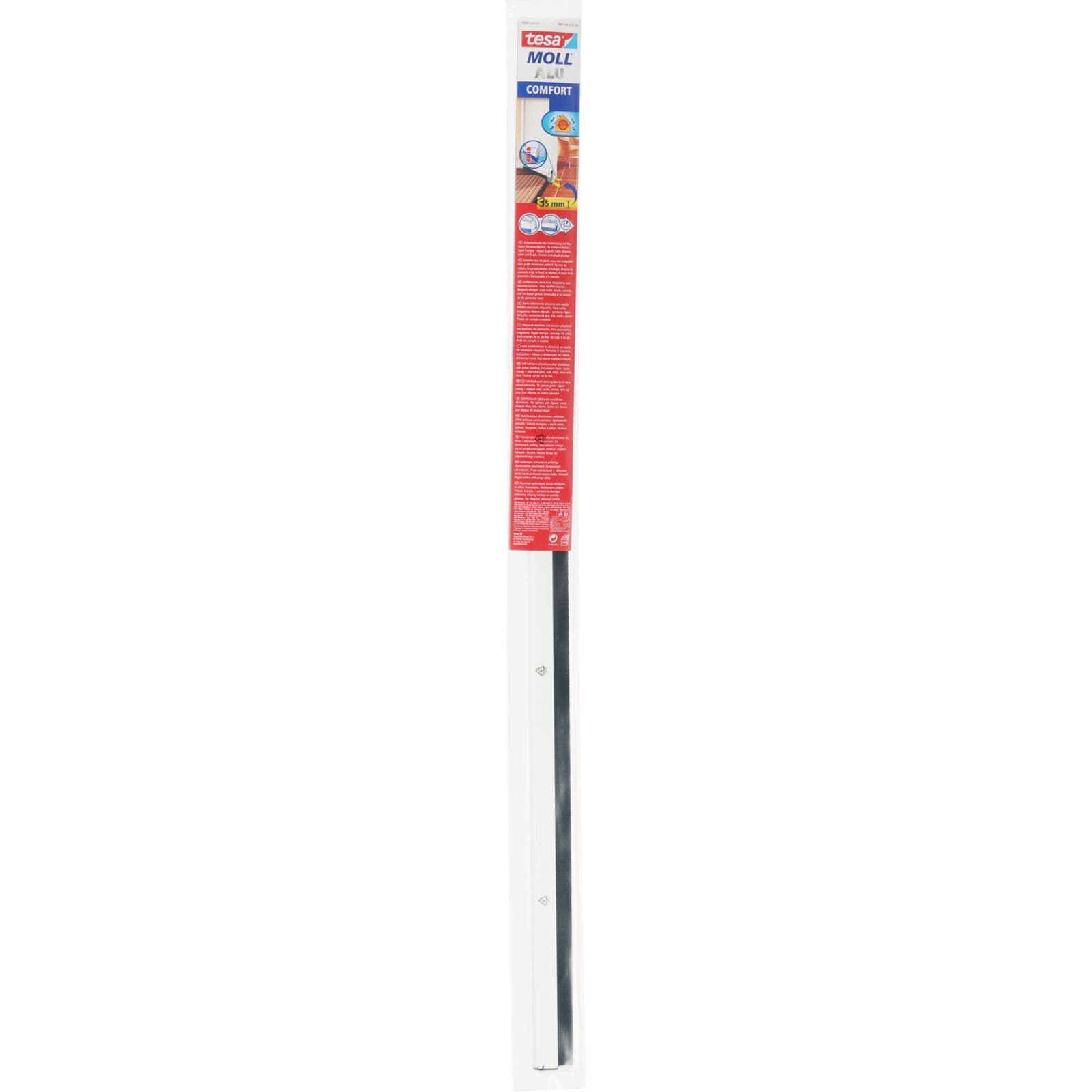 Tesa krtačni tesnilni trak podvrata, 1 m x 43 mm, bela