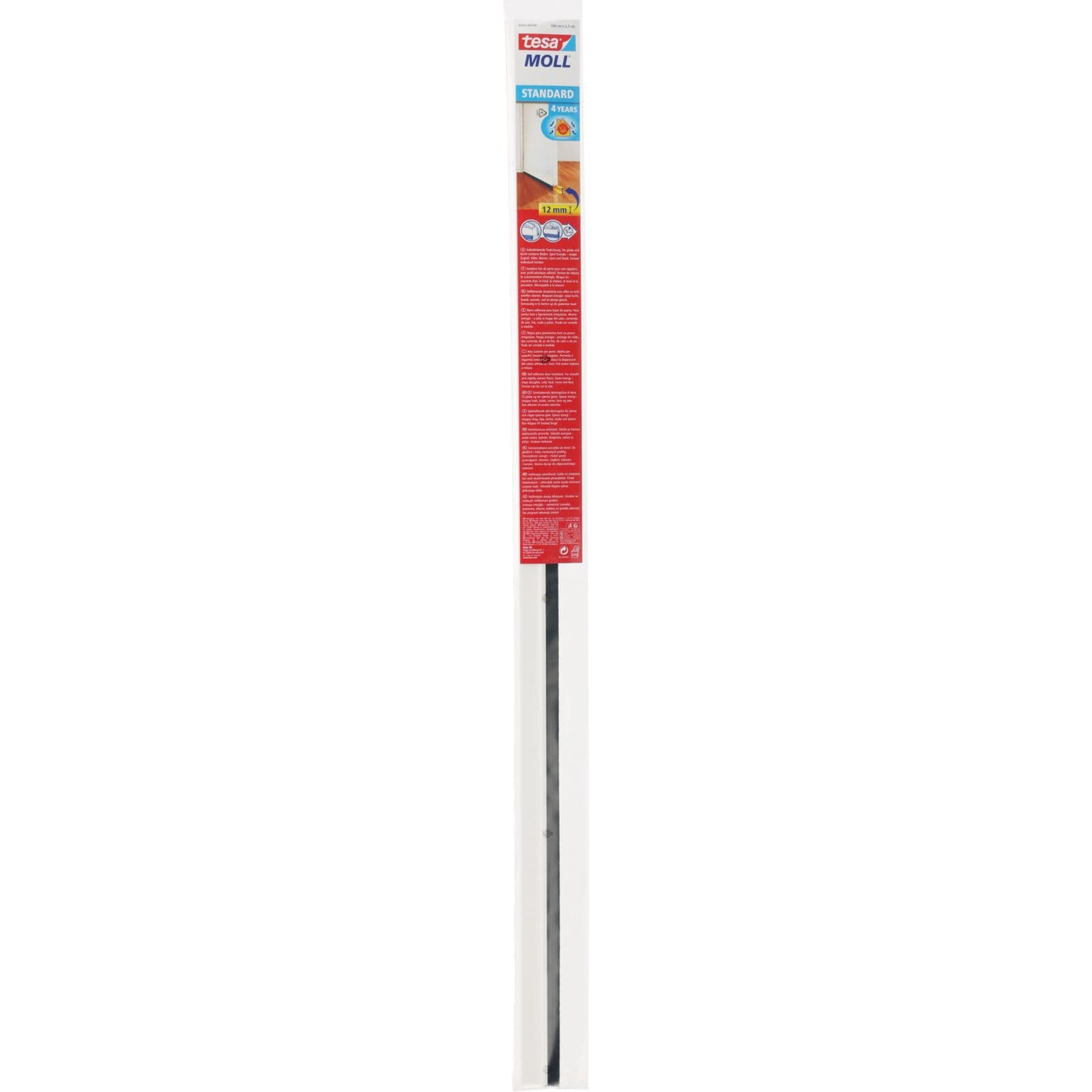 Tesa Standard krtačna tesnilna letev za vrata, 1m x 37mm, bela