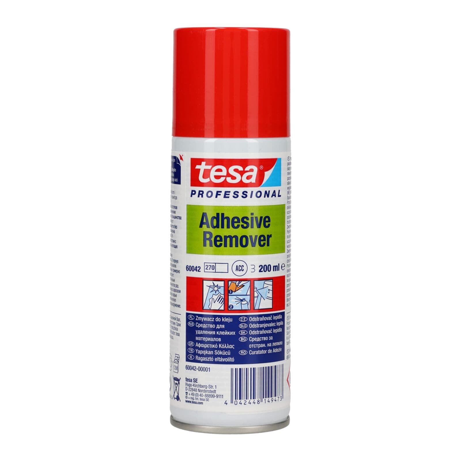 Tesa čistilo v pršilu za lepila/etikete, 200ml