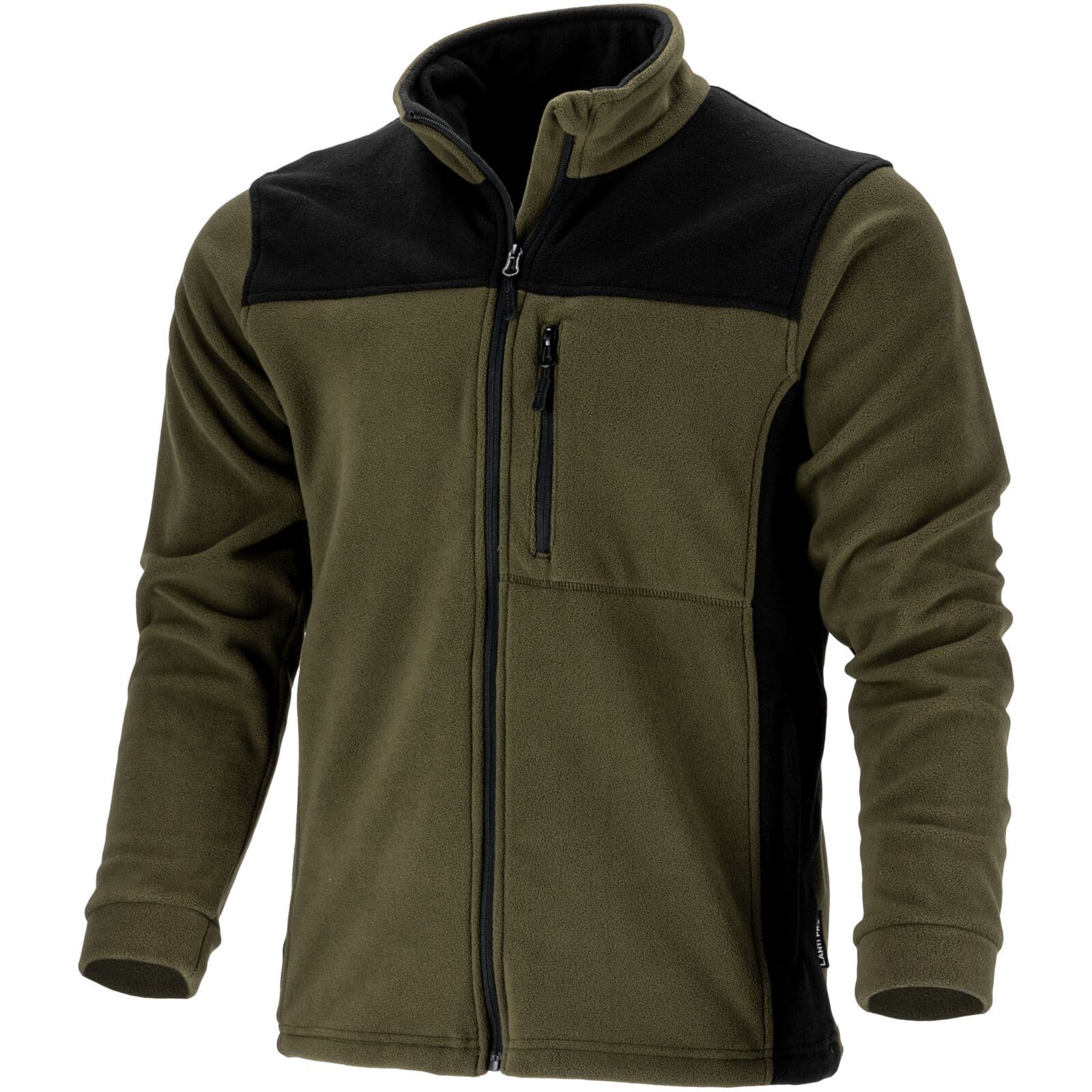 Delovna flis jakna Lahti Pro, khaki-črna, 3XL
