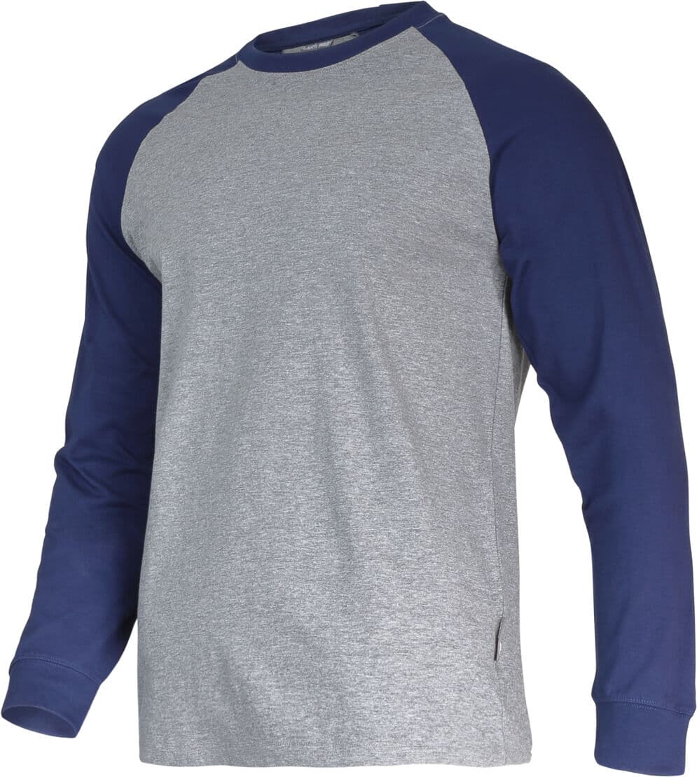 Lahti Pro majica z dolgimi rokavi, sivo-granat, 3XL