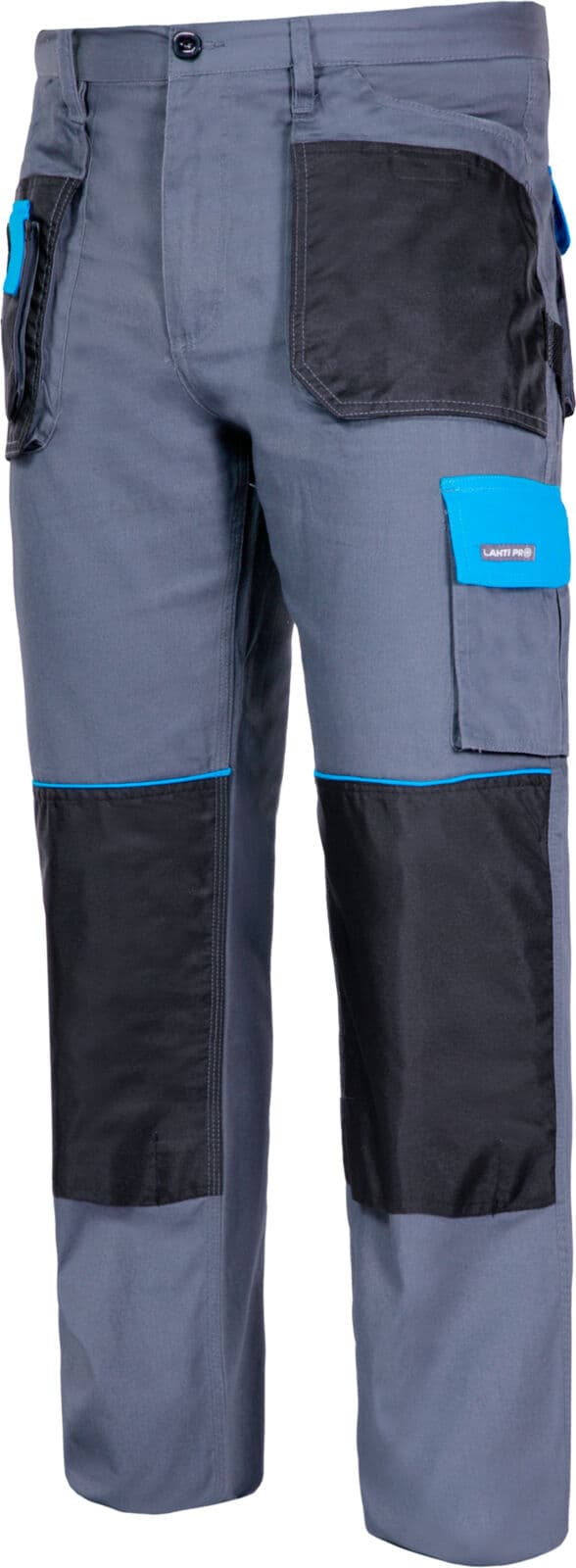Delovne hlače Lahti Pro sivo-nežne, 100% bombaž, XL (56)