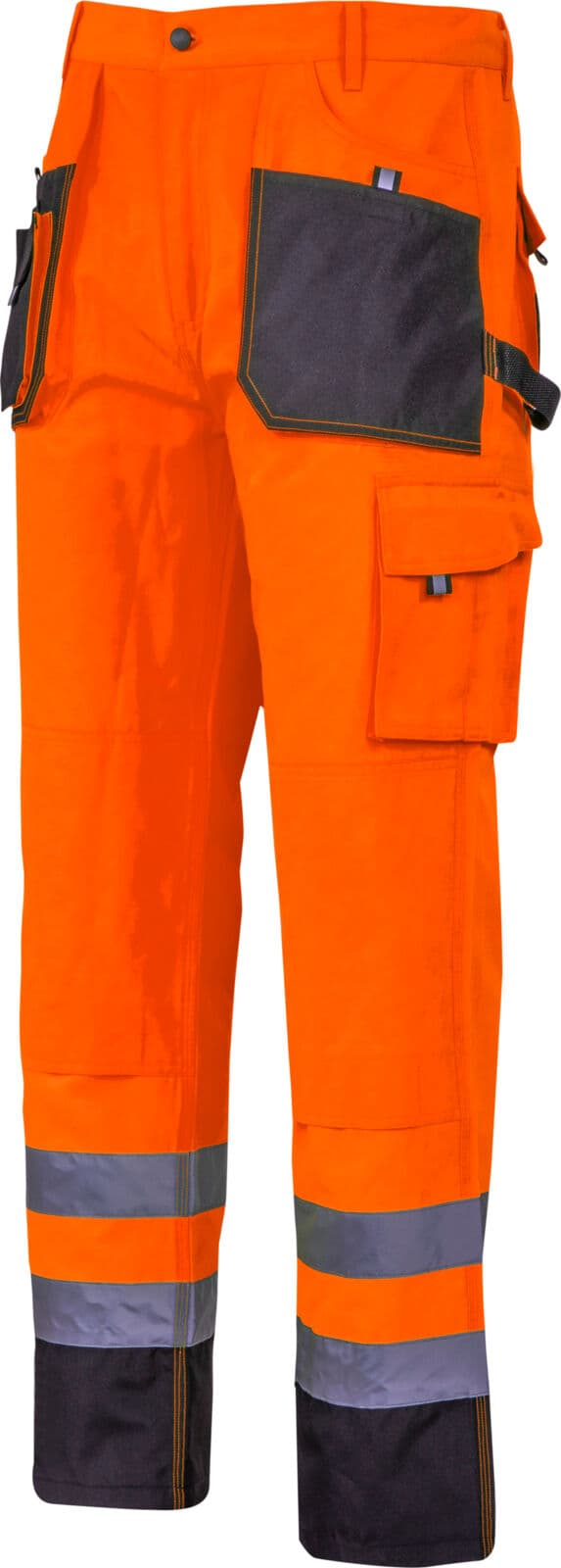 Lahti Pro Opozorilne hlače črno-oranžne, XL